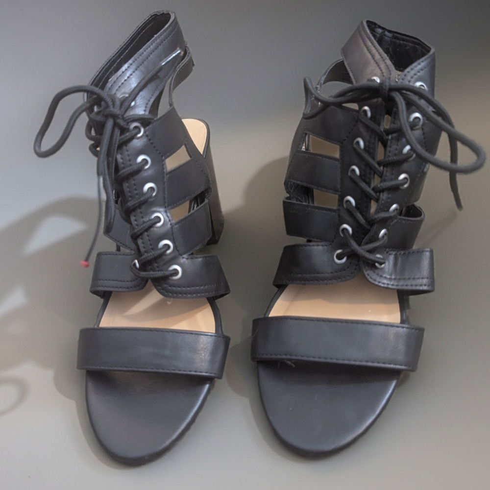 Black Strappy Women's Sandal Boots